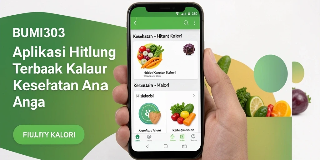 Antarmuka BUMI303 dengan fitur Hitung Kalori yang mudah digunakan.