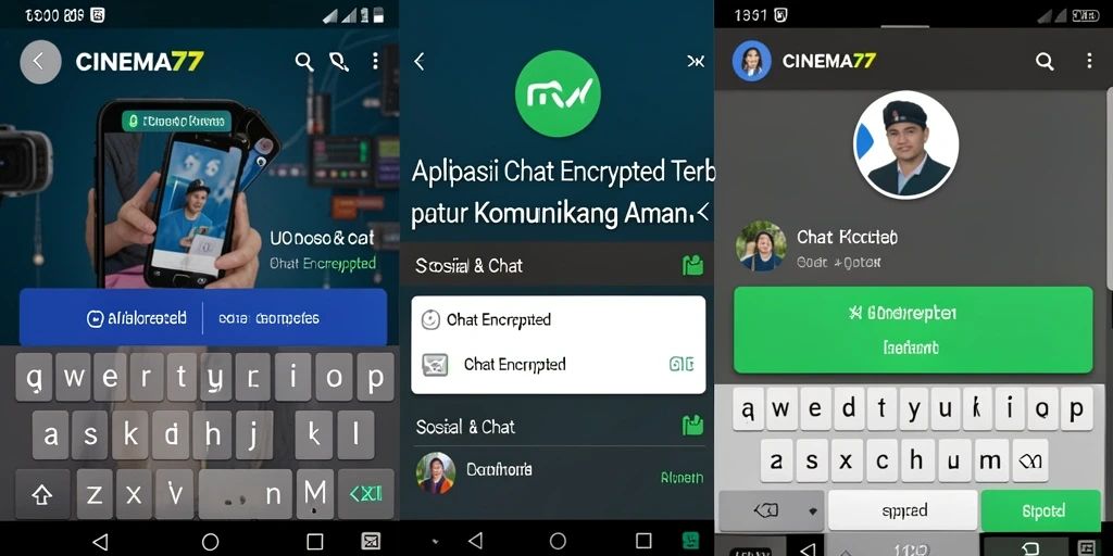 Tampilan antarmuka <strong>CINEMA77</strong> yang modern dan fungsional untuk chat aman.
